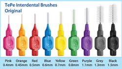 1401rdhfieb Tepe Interdental Original 9 Sizes 1401rdhfieb Tepe Interdental Original 9 Sizes