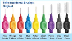 1401rdhfieb Tepe Interdental Original 9 Sizes 1401rdhfieb Tepe Interdental Original 9 Sizes