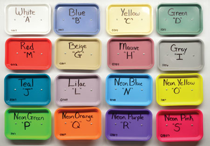 A Colorful Array Of Trays