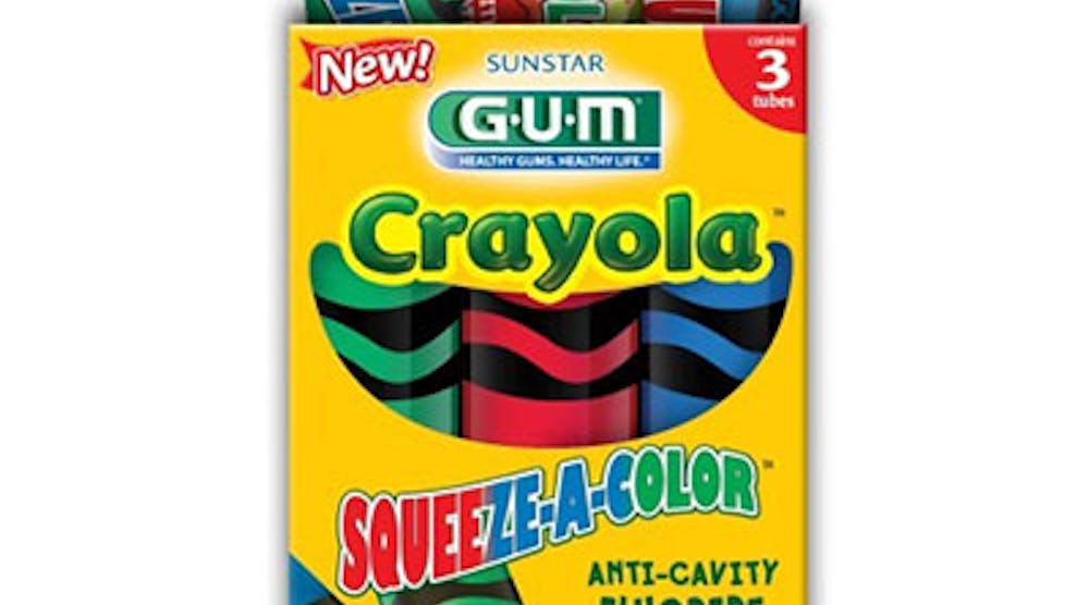Gum Crayola Squeeze A Color Toothpaste