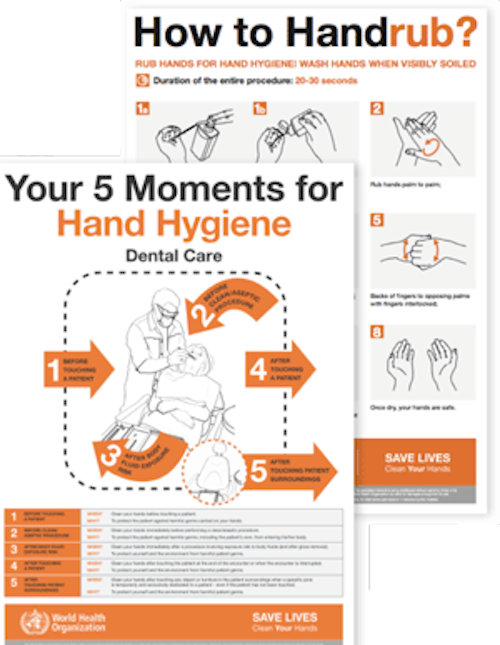 5 Moments Of Hand Hygiene Poster