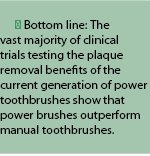 plaque removing toothbrush