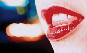 red lips smoke tumblr