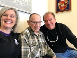 From left: Angie Stone, Brink, and Dr. Tom Reitz From left: Angie Stone, Brink, and Dr. Tom Reitz