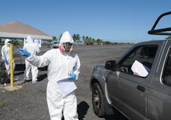 COVID-19 screening at Old Kona Airport Park COVID-19 screening at Old Kona Airport Park