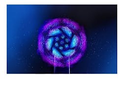 The oscillating brush head of the Oral-B iO toothbrush The oscillating brush head of the Oral-B iO toothbrush