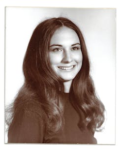 Beth’s high school graduation portrait Beth’s high school graduation portrait