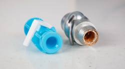 Wiping valve surfaces between patients not address concerns about corrosion or contamination inside the valve.