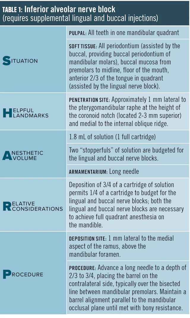 Inferior Alveolar Nerve Block Technique Youtube Overcoming Anesthesia