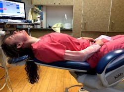 Figure 4a: Maxillary patient positioning Figure 4a: Maxillary patient positioning