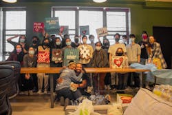 Anaika and her team of volunteers for the Brooklyn Community Fridge Network Anaika and her team of volunteers for the Brooklyn Community Fridge Network