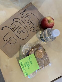 Encouraging message Encouraging message