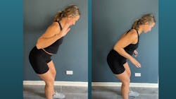 Brianne Novaes demonstrates the vertical pull, left, and the horizontal pull. Brianne Novaes demonstrates the vertical pull, left, and the horizontal pull.