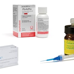 These are some of the many topical anesthetics available in dentistry. These are some of the many topical anesthetics available in dentistry.