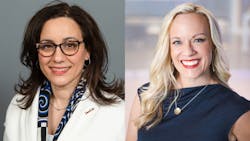 Entrepreneurs Tina Mavriyannakis, RRDH, left, and Kelly Tanner, RDH. Entrepreneurs Tina Mavriyannakis, RRDH, left, and Kelly Tanner, RDH.