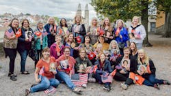 RDHs who worked in Switzerland more than 30 years ago gathered for a recent reunion in Switzerland. They're holding photos of their friends who weren't able to make the trip. RDHs who worked in Switzerland more than 30 years ago gathered for a recent reunion in Switzerland. They're holding photos of their friends who weren't able to make the trip.