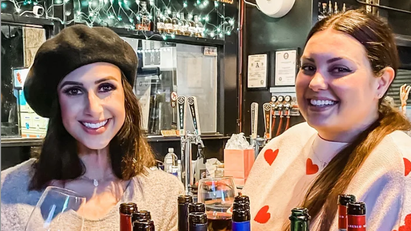 Jessica Woods, right, pictured with Raquel Jacobs on the Wild Rind Cheese website.