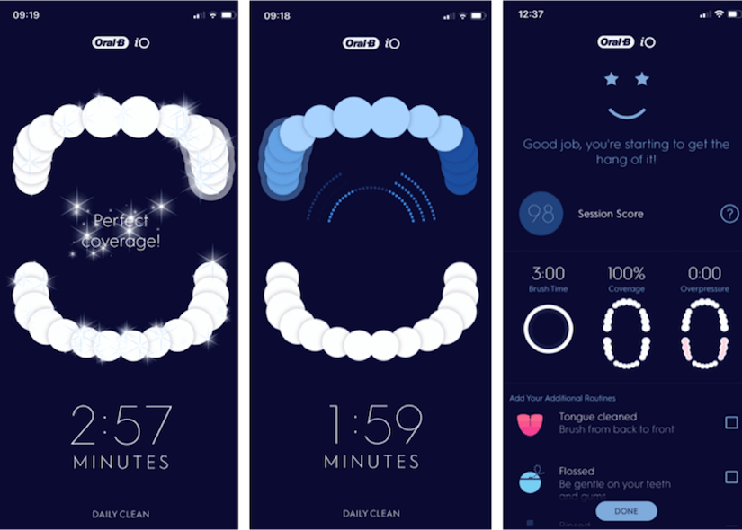 Figure 1: The Artificial Intelligence Technology via the Oral-B iO App