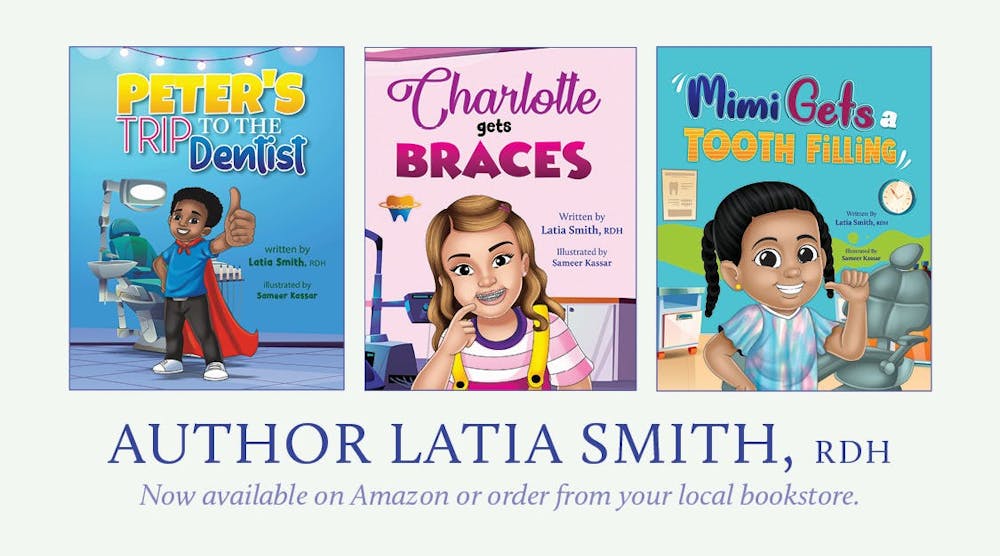 The covers of Latia Smith&apos;s three children&apos;s books.