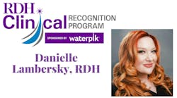Danielle is the March Clinical Recognition Program honoree.