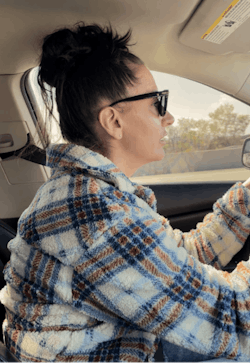 Figure 3: Forward head position when driving Figure 3: Forward head position when driving