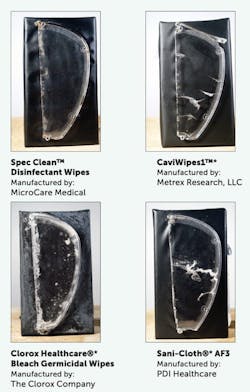 Figure 1: Comparing Spec Clean Disinfectant Wipes to other name brand disinfectants over one year Figure 1: Comparing Spec Clean Disinfectant Wipes to other name brand disinfectants over one year