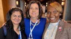 Toni Meyerkord, right, with Shreeti Ruparelia, left, and Barbara Tritz Toni Meyerkord, right, with Shreeti Ruparelia, left, and Barbara Tritz