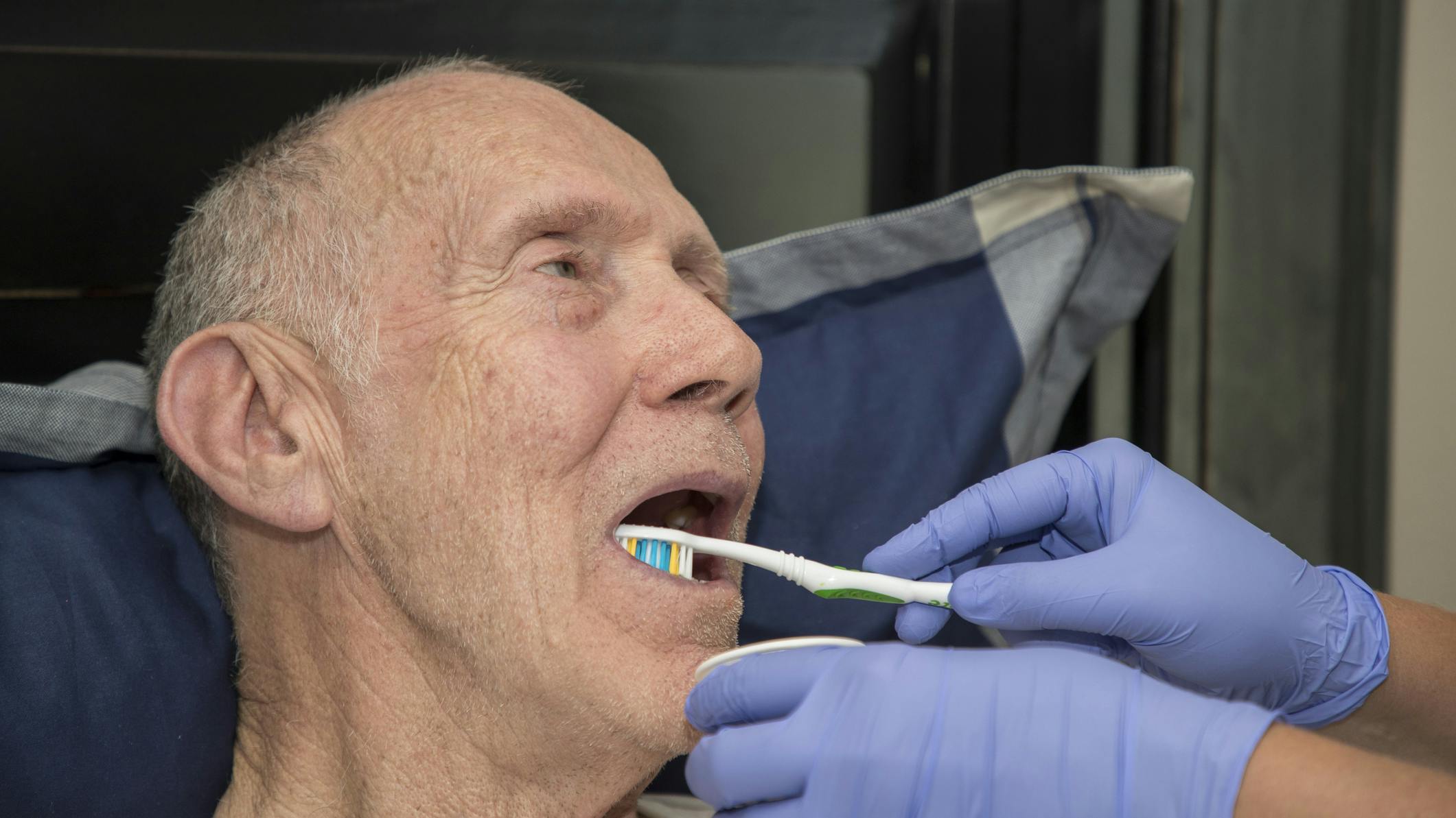 Dental hygienists need to teach preventive oral care in nursing homes.