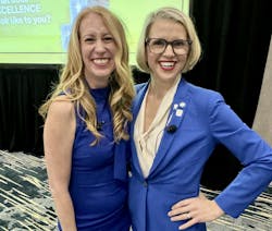 Katrina M. Sanders-Stewart with Dr. Mia Geisinger Katrina M. Sanders-Stewart with Dr. Mia Geisinger