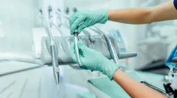 use of air polishers with glycine, erythritol, and sodium bicarbonate