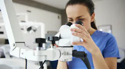 dental provider using microscope