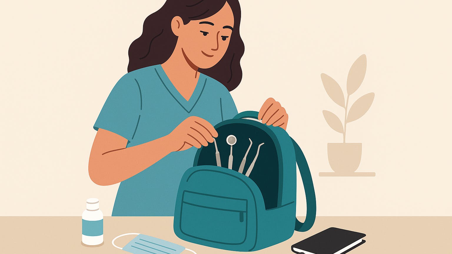 There are a few essentials dental hygienists can take with them to temp positions.