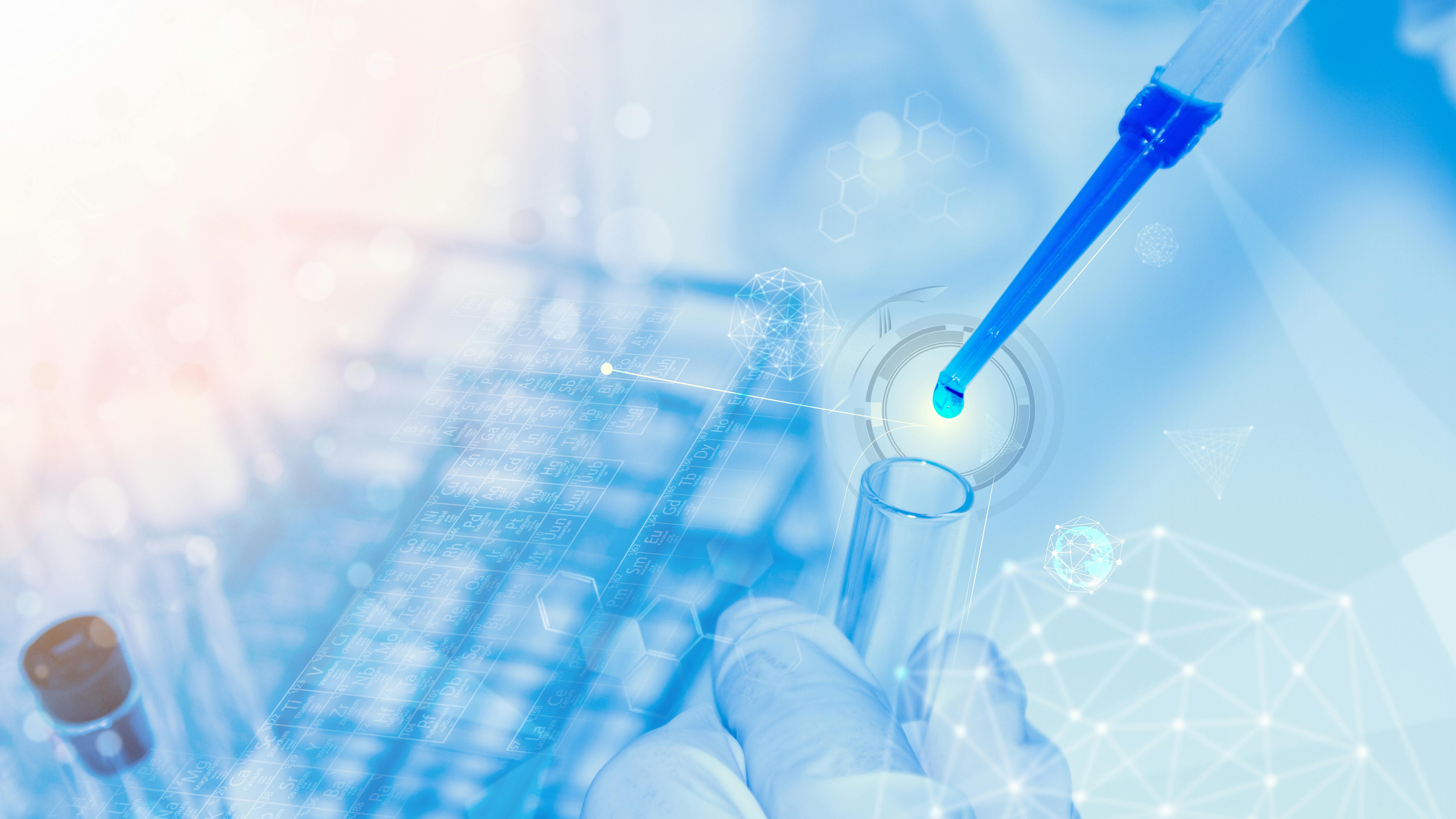 illustration concept of a clinical laboratory setting