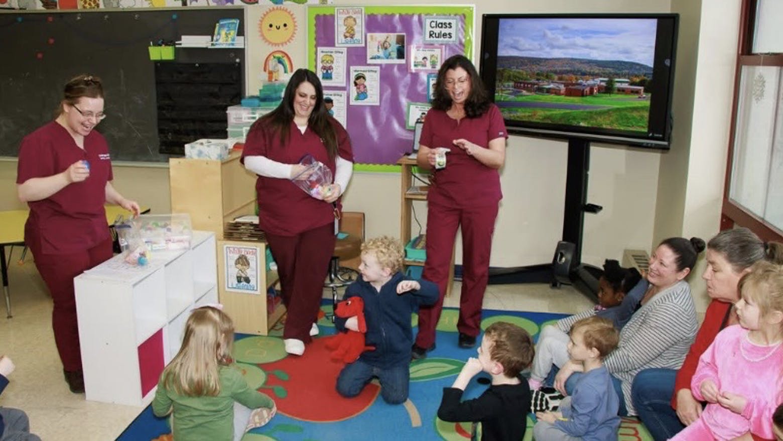 hygiene student volunteers