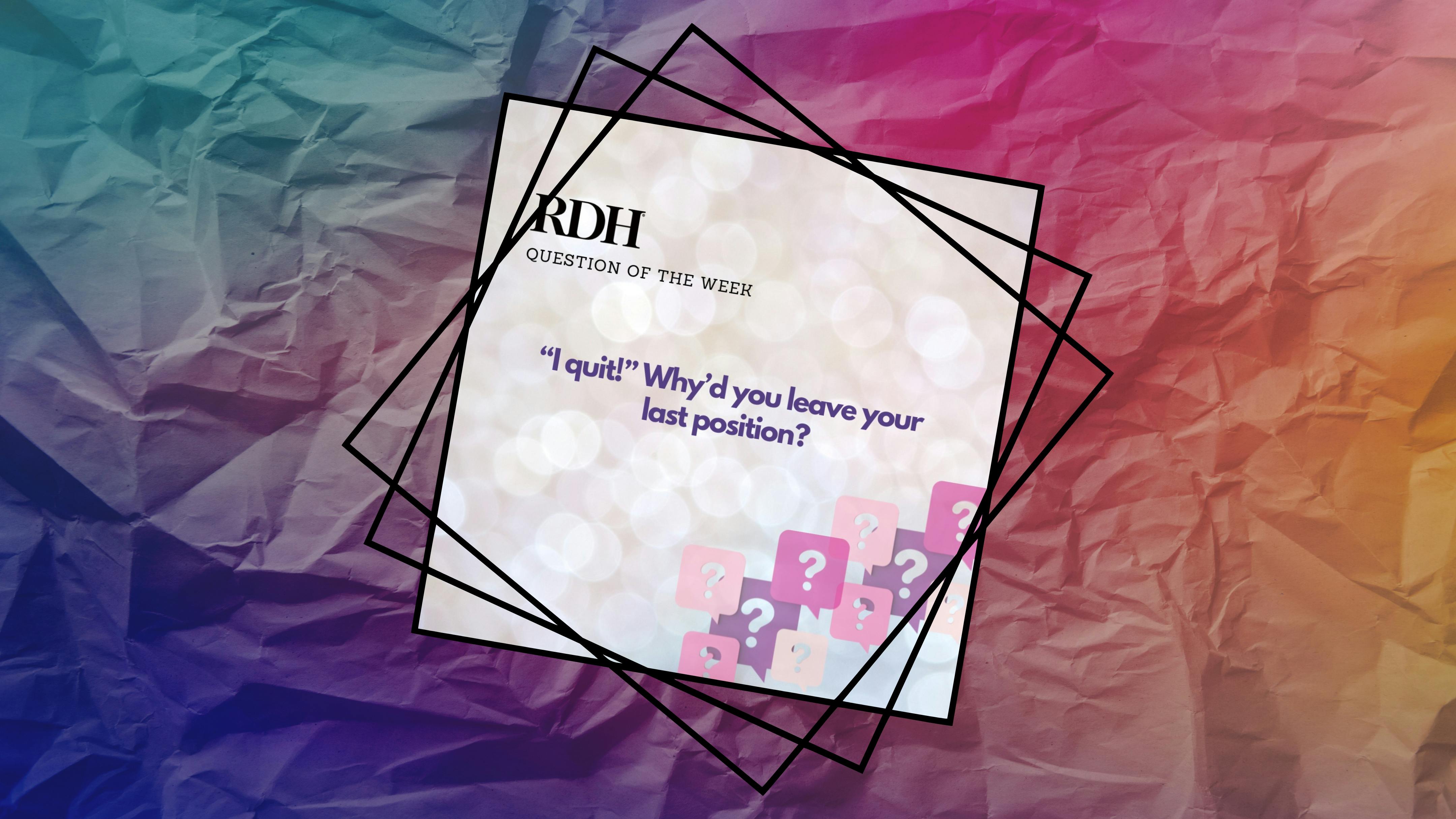 Crumpled paper background with social media post question of the week screen shot