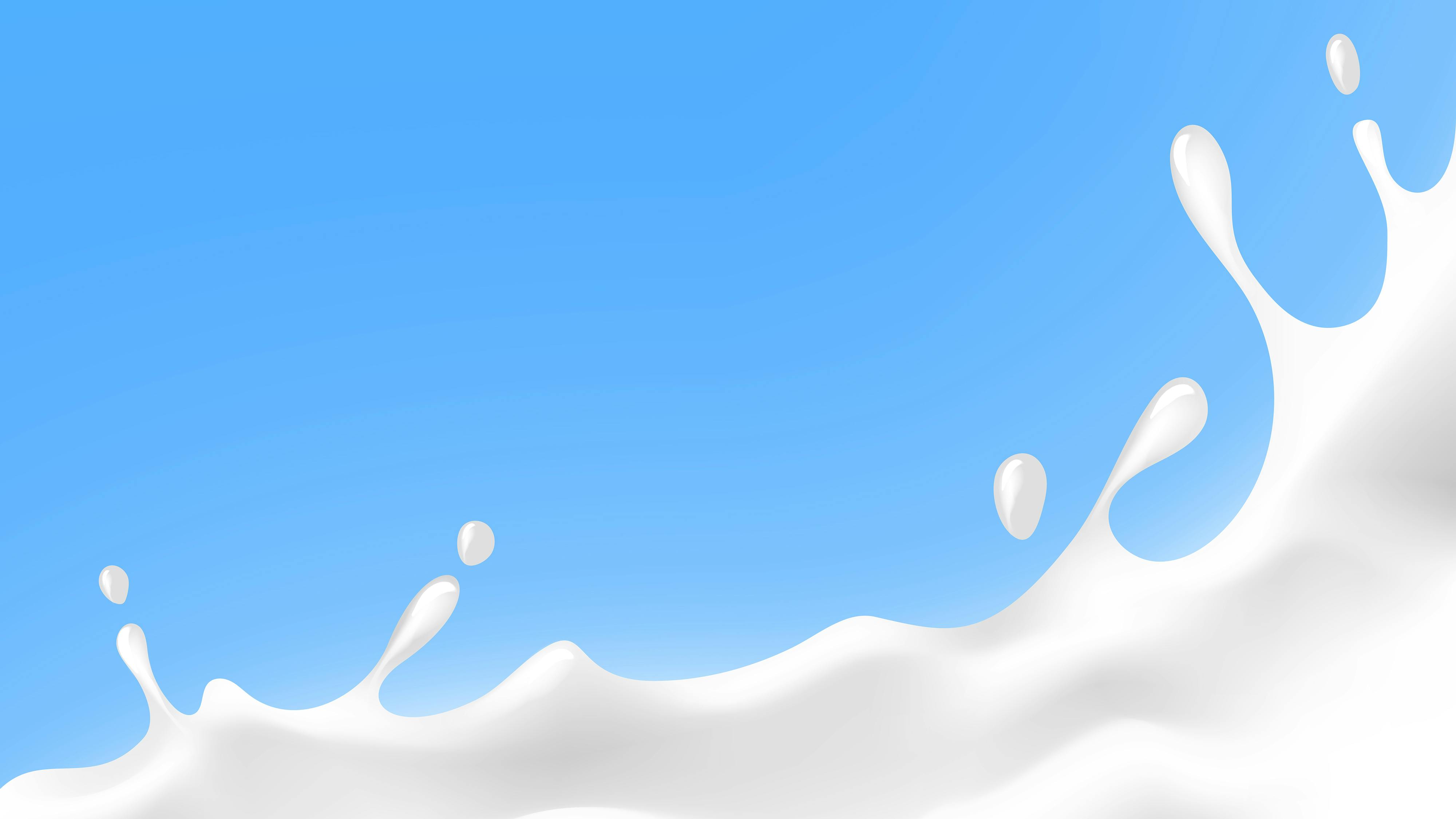 an illustration of milk splashing upward