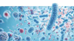 closeup image of bacteria