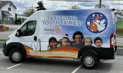 Traveling Tooth Fairies’ mobile dental van.